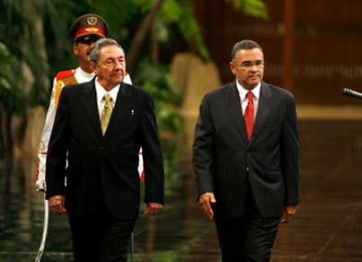 Recibió Raúl Castro al presidente de El Salvador