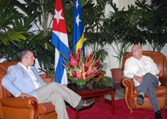 Recibió primer vicepresidente cubano a primer ministro de Curazao