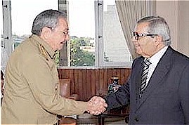 Recibe Raúl al enviado especial del líder libio