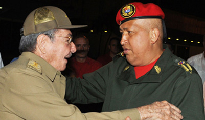 Despide Raúl al compañero Chávez