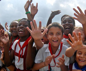 Niños cubanos celebran su Día Mundial con plenitud de derechos