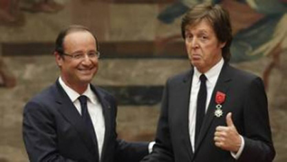 Paul McCartney recibió la Legión de Honor del gobierno de Francia