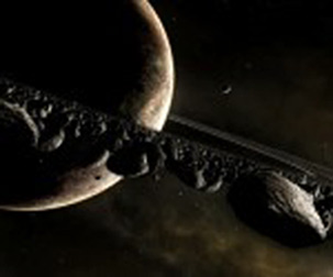 Revelan imágenes de impacto de meteoritos con anillos de Saturno