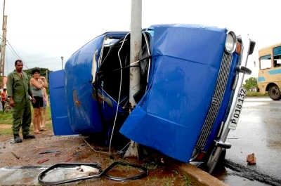 Sin fallecidos accidente de tránsito múltiple en Camagüey