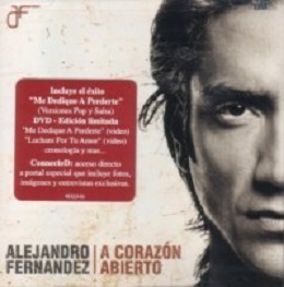 Cancionero: Alejandro Fernández (Canta corazón)