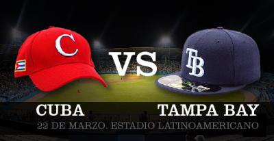 Anuncian selección cubana de béisbol para juego contra Tampa Bay Rays