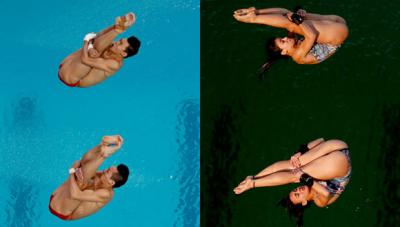 ¿Por qué se volvieron verdes las piscinas olímpicas de Río?