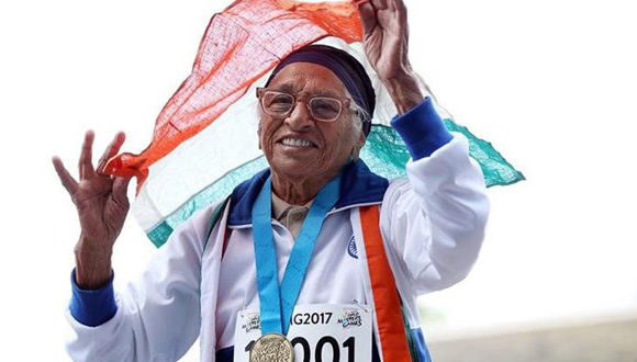 Supercurioso: Man Kaur, de 101 años, alcanza su 17ma medalla de oro en los World Master Games