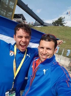 Serguey y Fernando, plata mojada en el Campeonato Mundial de Canotaje