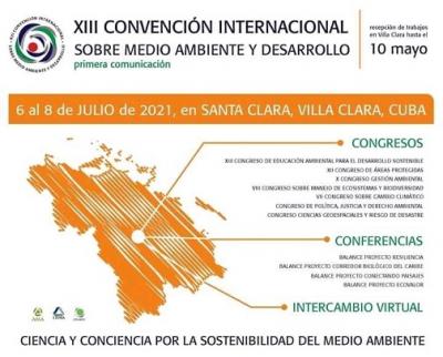 Convención internacional sobre Medio Ambiente y Desarrollo en Villa Clara