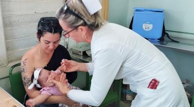 Vacunación Antipolio llega a Villa Clara
