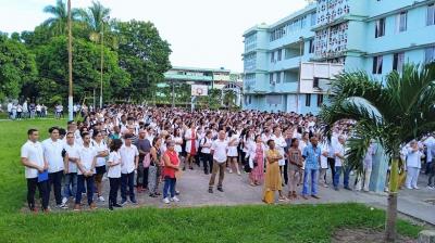 Lunes de bienvenida en la Universidad Médica de Villa Clara