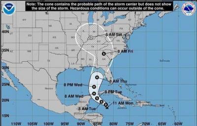 Sin afectaciones directas para Villa Clara una vez formada la próxima tormenta tropical